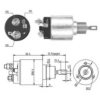 HOFFER 6646108 Solenoid Switch, starter